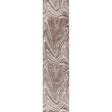 Eleni Contemporary Glam Abstract Marble Area Rug